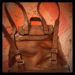 Back pack /leather like material. New/never used